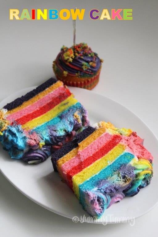 Rainbow Unicorn Cake