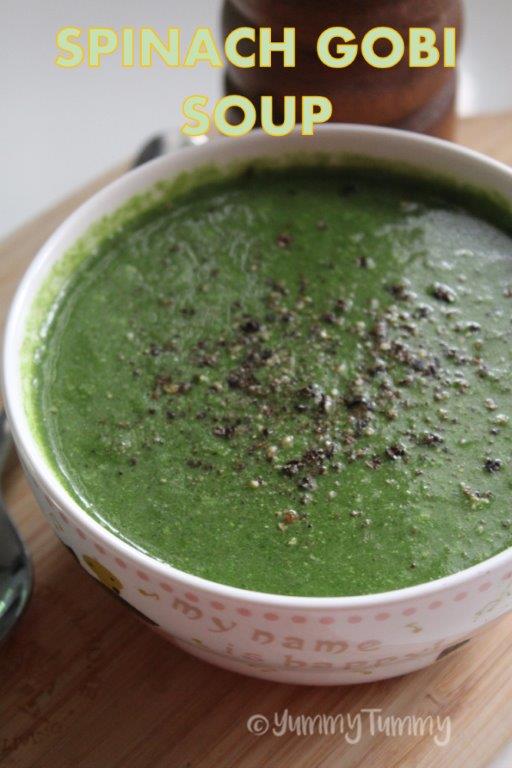 Spinach Cauliflower Soup