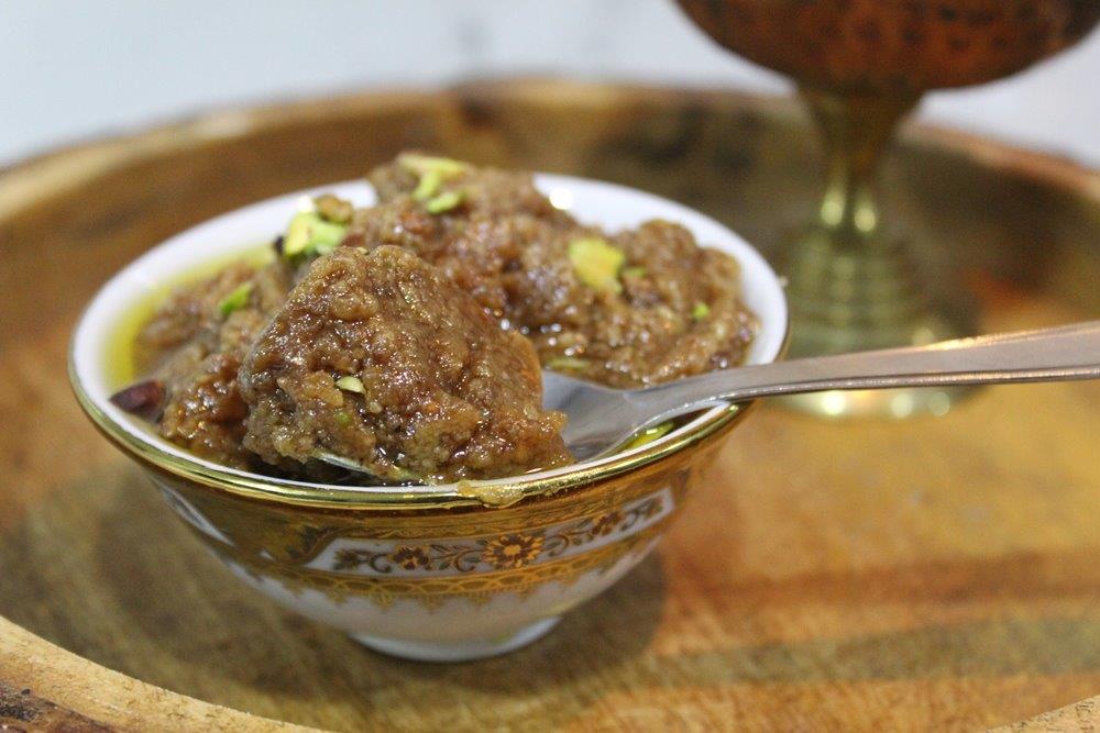 Dates and Nuts Halwa