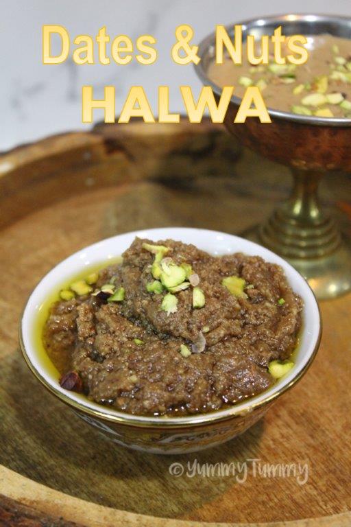 Dates and Nuts Halwa