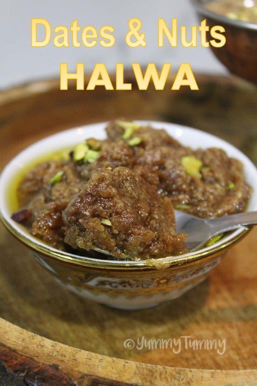 Dates and Nuts Halwa