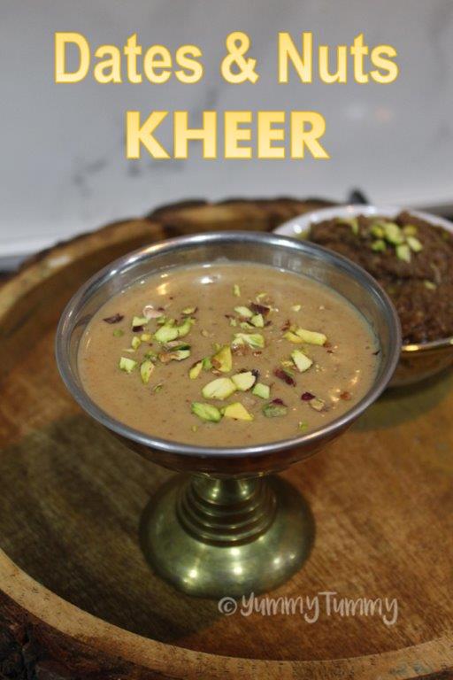 Dates and Nuts Kheer