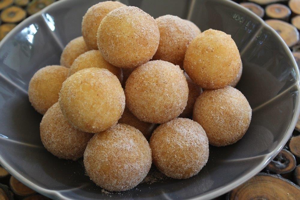 Glutinous Rice Flour Doughnuts also known as mochi donuts