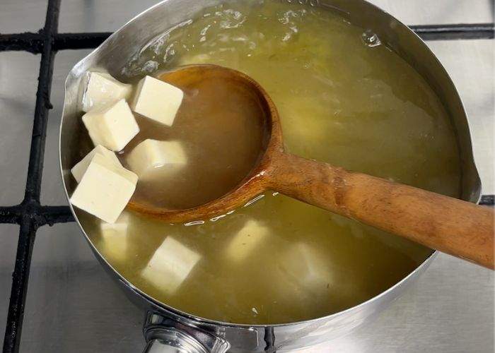 add tofu cubes