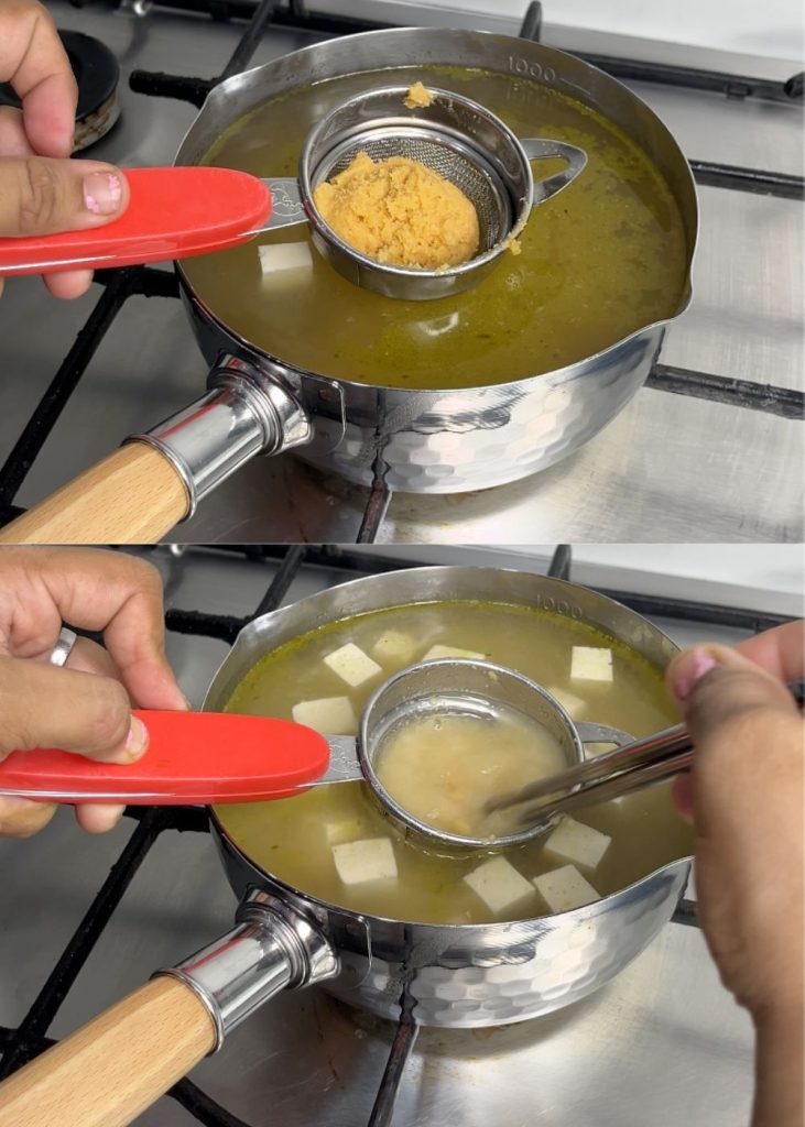 Tips to prevent lumpy miso soup