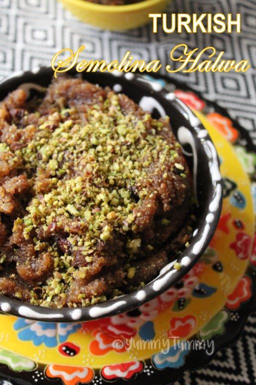 Turkish Semolina Halwa