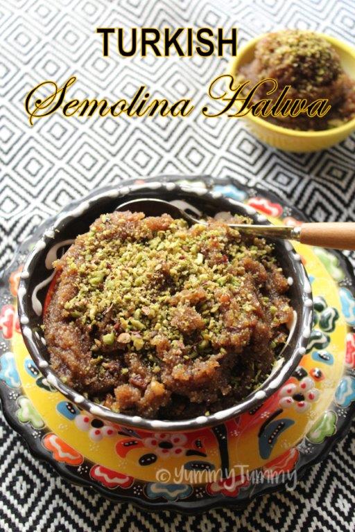 Turkish Semolina Halwa