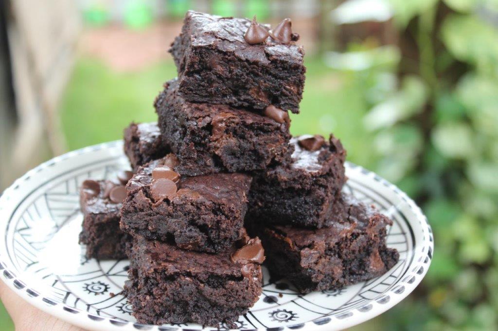 Whole Wheat Ragi Brownies