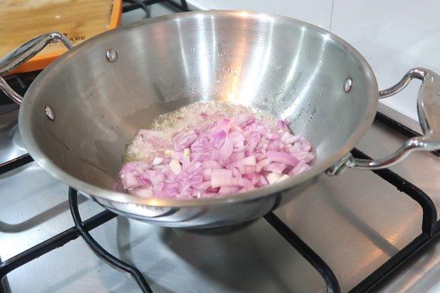 add chopped onions