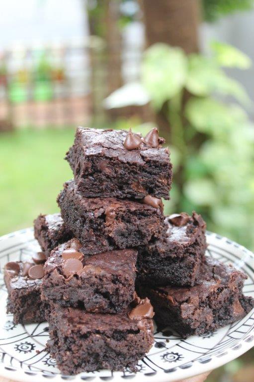 Whole Wheat Ragi Brownies