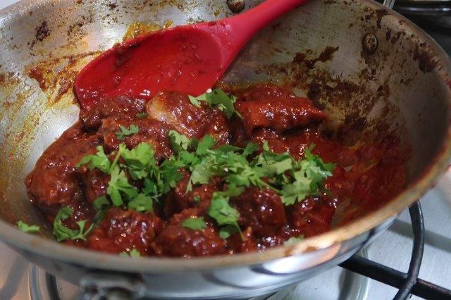 garnish with coriander leaves