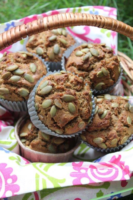 Ragi Pumpkin Seed Muffins