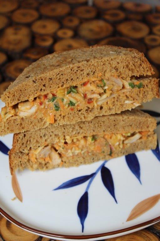 Spicy Chicken Mayonnaise Sandwich