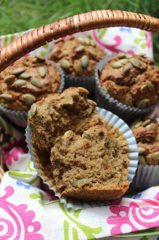 Ragi Pumpkin Seed Muffins