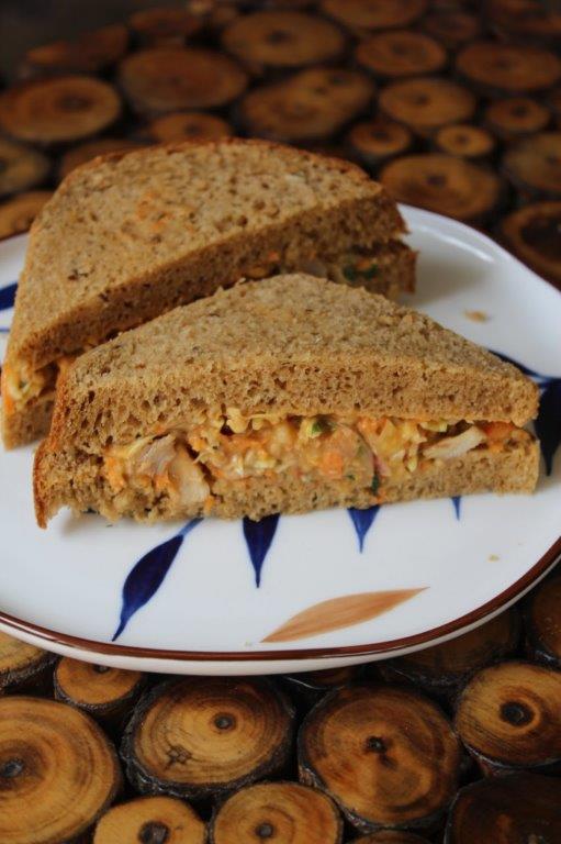 Spicy Chicken Mayonnaise Sandwich