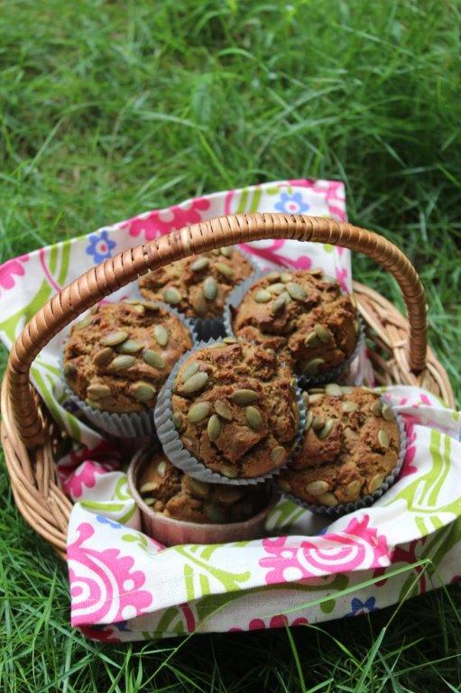 Ragi Pumpkin Seed Muffins