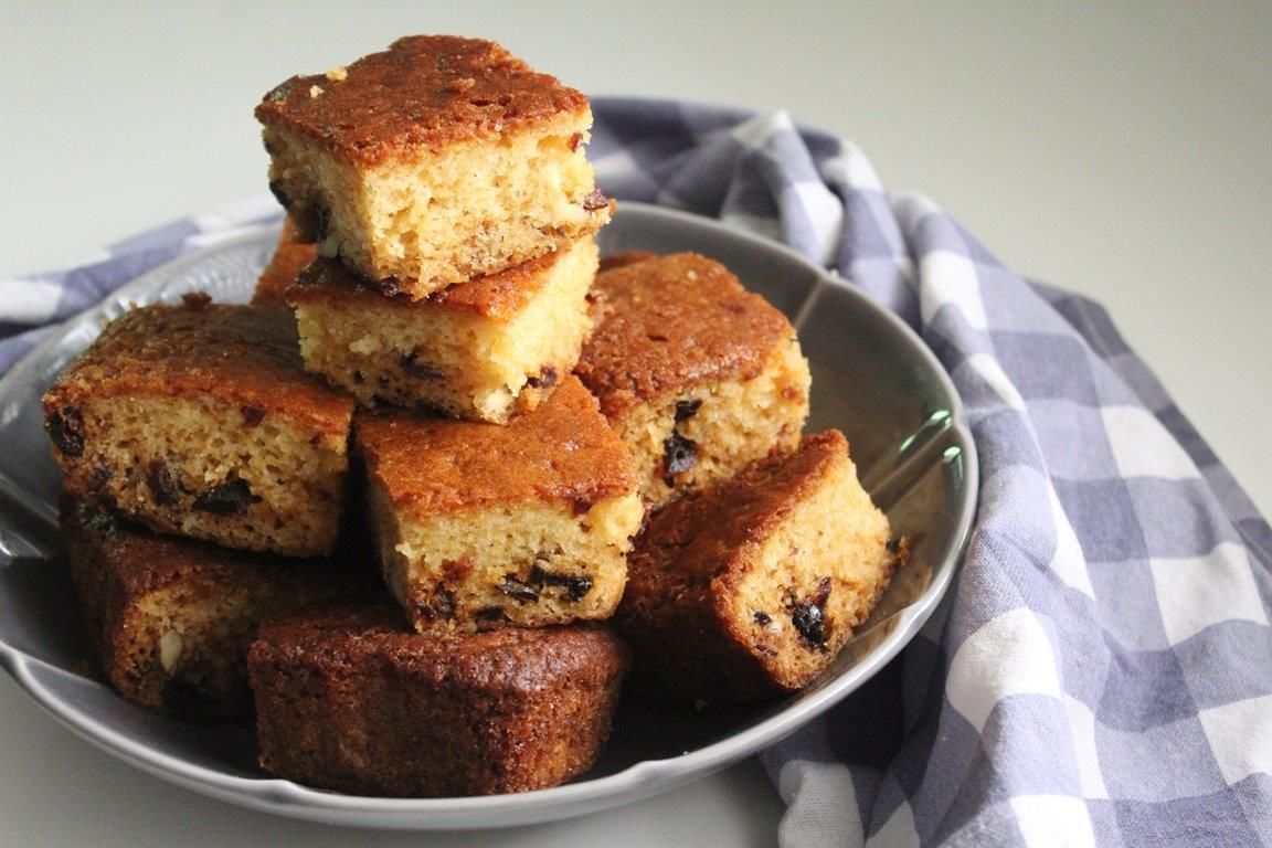 Whole Wheat Jaggery Fruit Cake | bakehoney.com