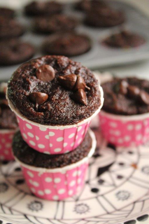Coconut Flour Keto Chocolate Muffins