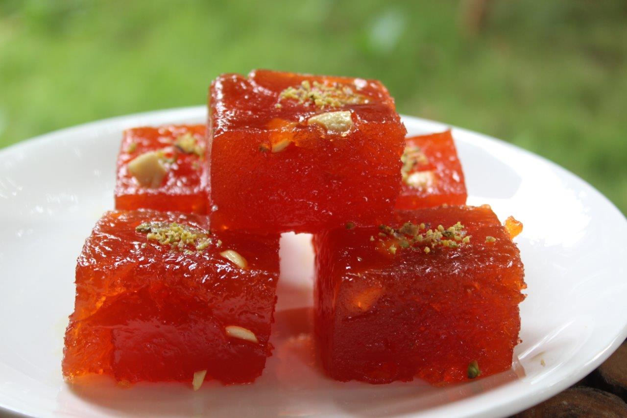 Corn Flour Halwa Recipe Karachi Halwa or Bombay Halwa Recipe