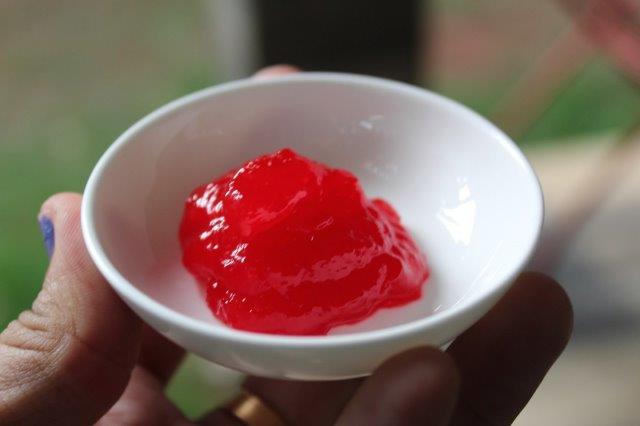 strawberry gel for mousse platter