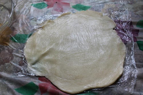 rolled shortcrust pastry