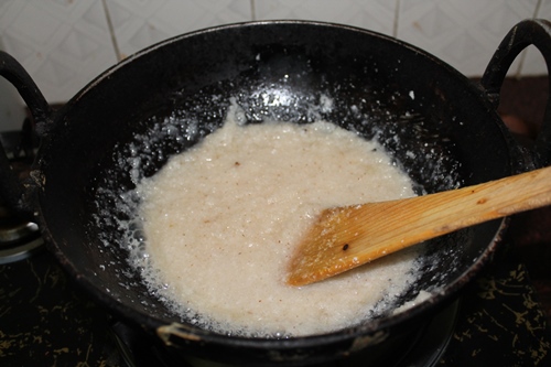 cook coconut and sugar