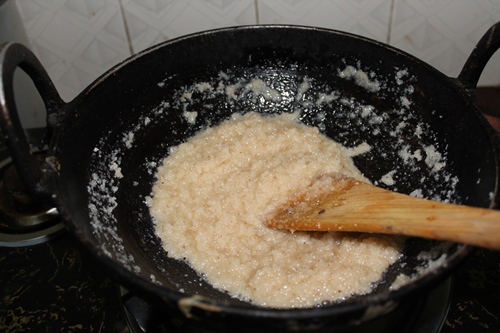 mix till coconut mixture is thickened