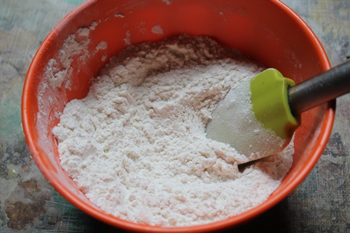 dry ingredients combined