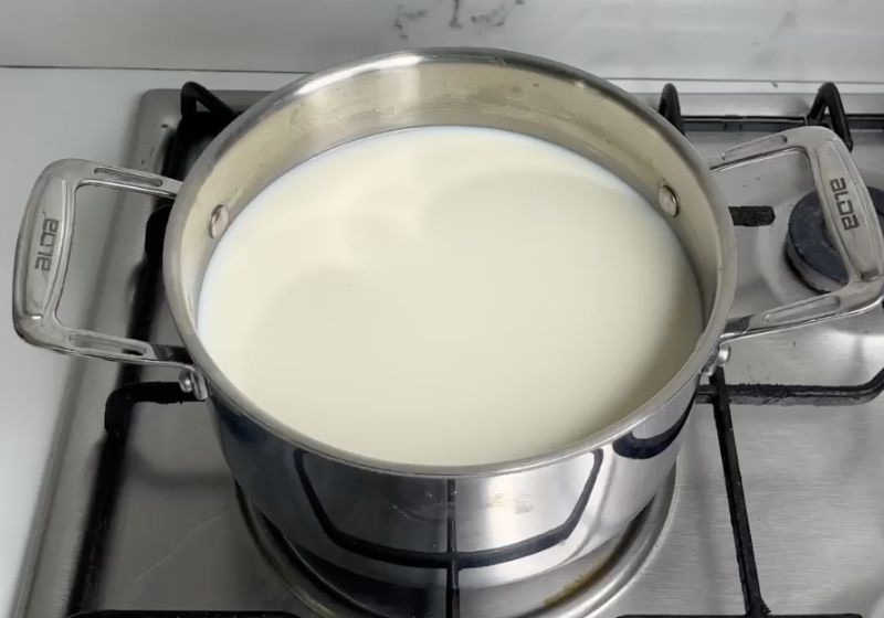 take milk in a pot and bring it to boil