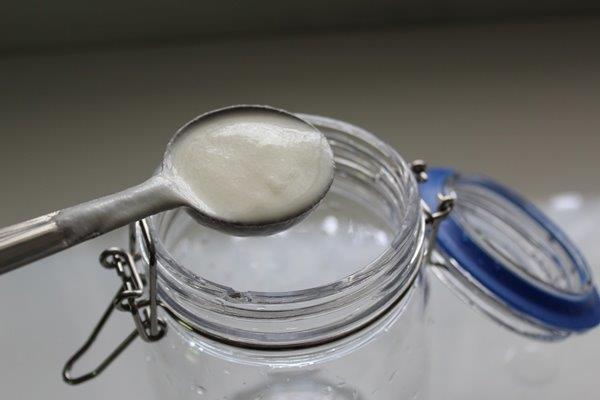 add yogurt culture into a glass jar