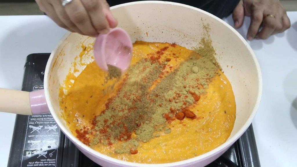 garam masala powder added in the masala
