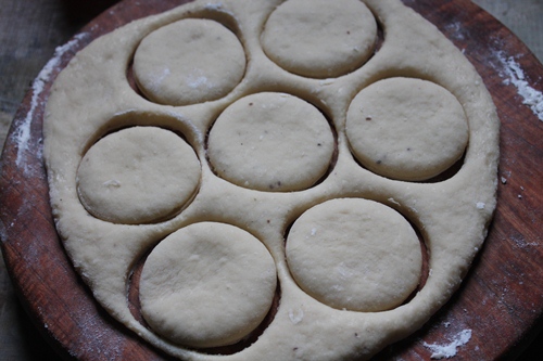 cut doughnuts