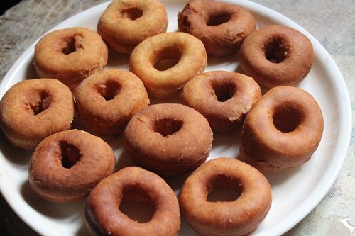 crispy fried doughnuts