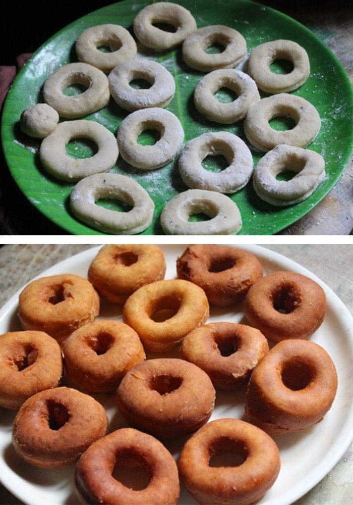 doughnuts shaped - doughnuts fried