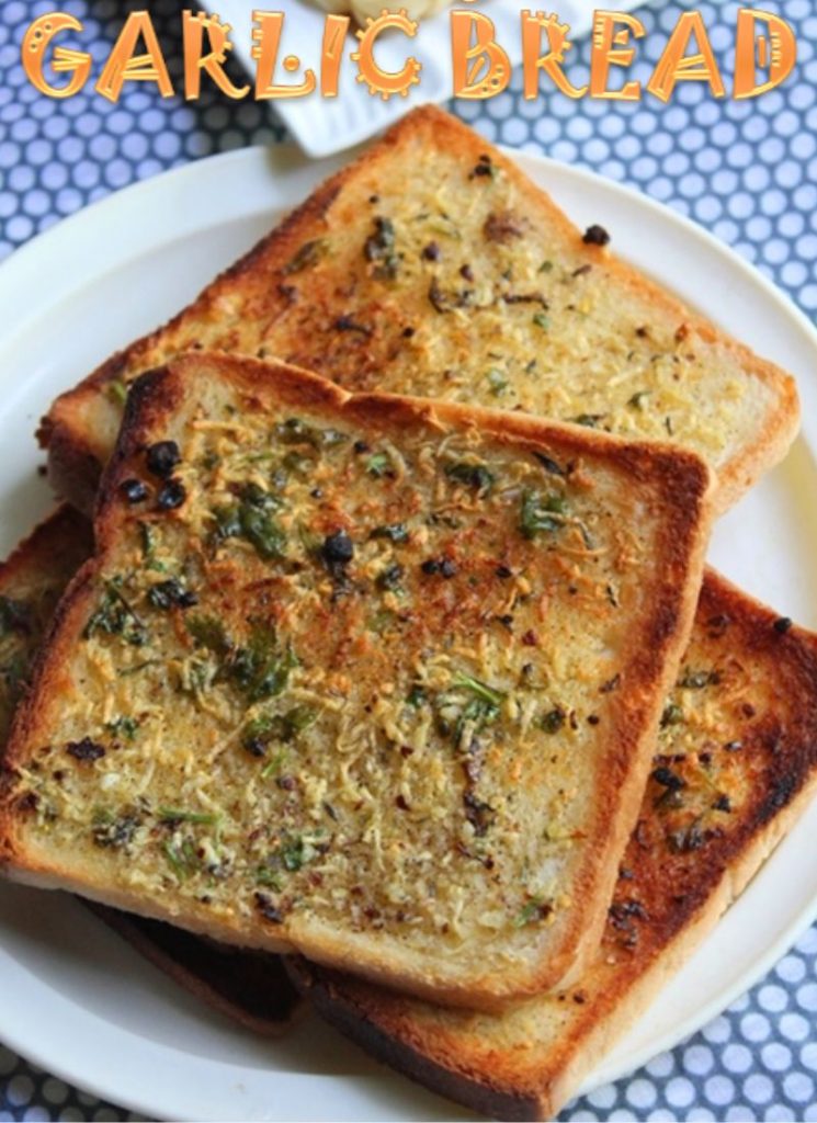 garlic bread made in oven