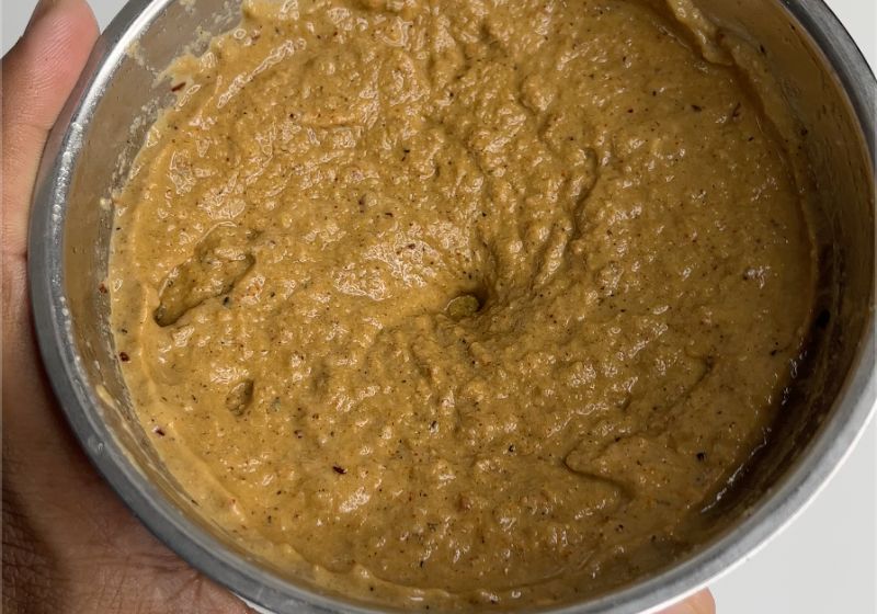 grind peanut chutney