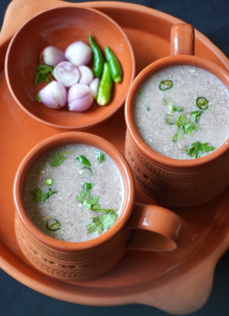 Sayur Ragi Ragi Porridge Recipe | Fermented Ragi Kanji Recipe