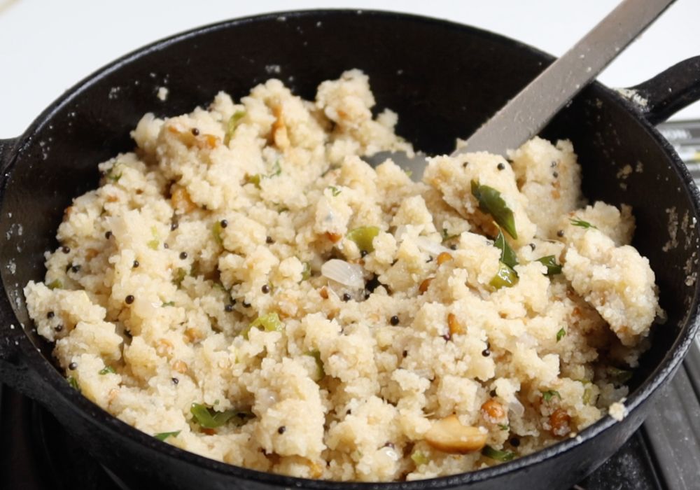 rava upma ready to serve