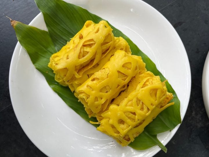 Roti Jala Recipe | Malaysian Net Crepes Recipe