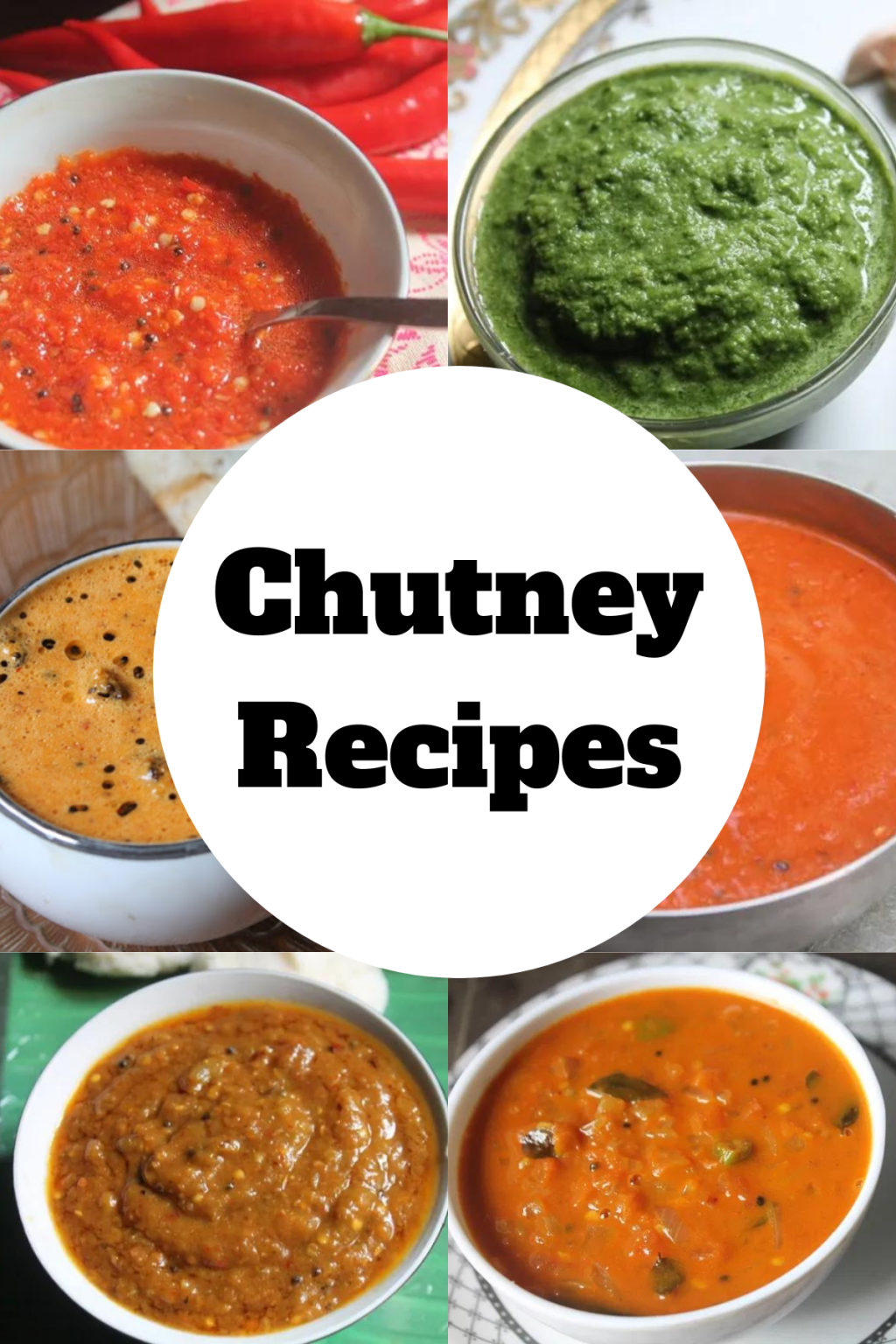 Chutney Recipe Collections for Idli, Dosa & Tiffin Recipes