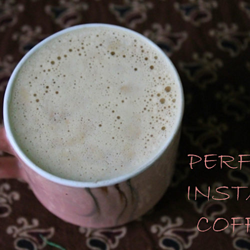 Cappuccino coffee at home top