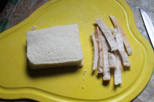 remove crust off the bread