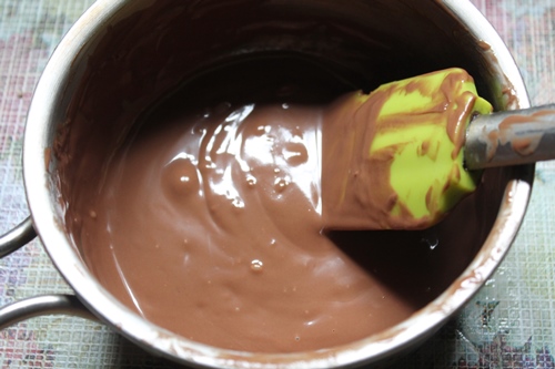 melted chocolate