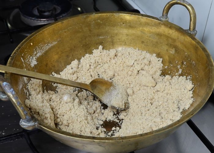 roast wheat flour
