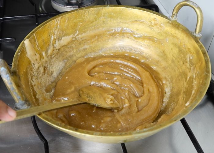mix halwa with ghee