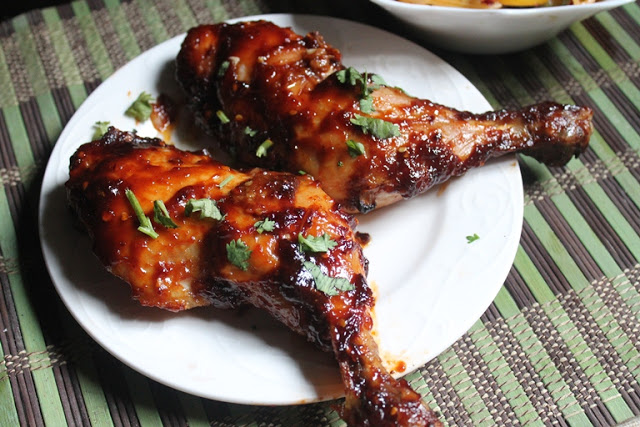 Barbeque Chicken with homemade barbeque sauce