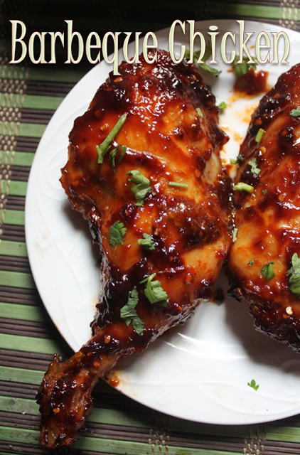 homemade barbeque chicken made in oven