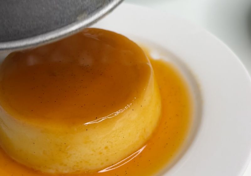 caramel custard ready to enjoy