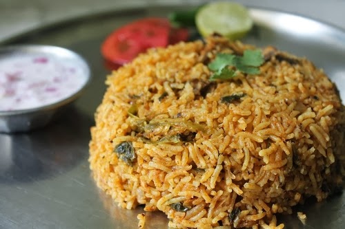 chicken biryani is ready to serve