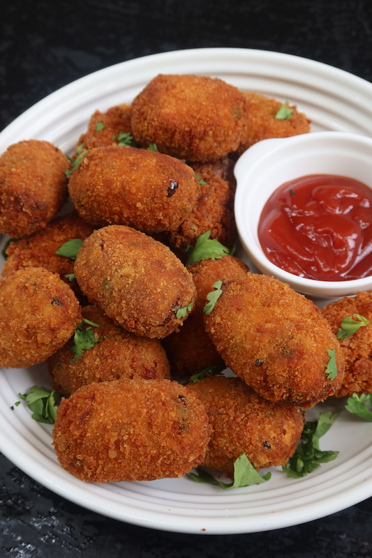 Chicken Croquettes close look